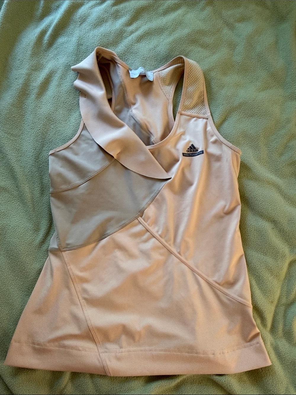 adidas Women's Pale Pink Crossover Athletic Tank